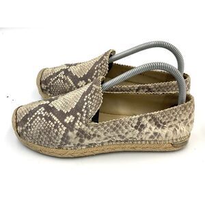 Stuart‎ Weitzman Women's Snakeprint Flats Shoes Size 7 M